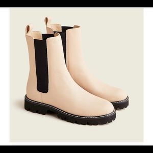 J. Crew Jaden high shaft Chelsea lug sole boot, size 8